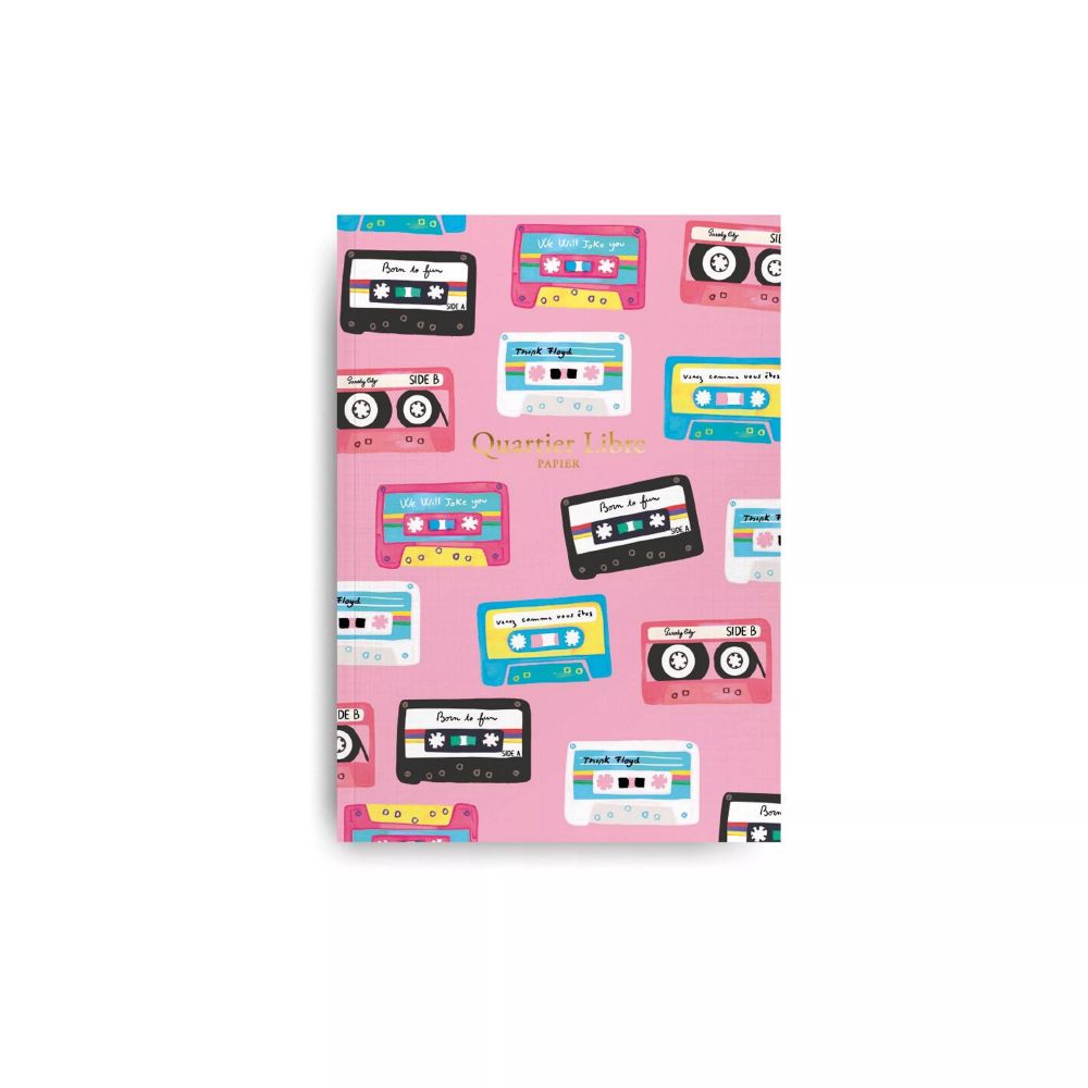 Carnet A6 - Mix Tape - Quartier Libre