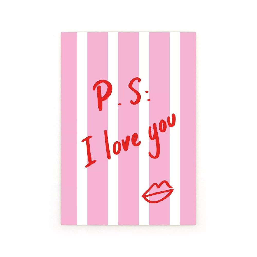 Carte postale - P.S I Love You - Quartier Libre