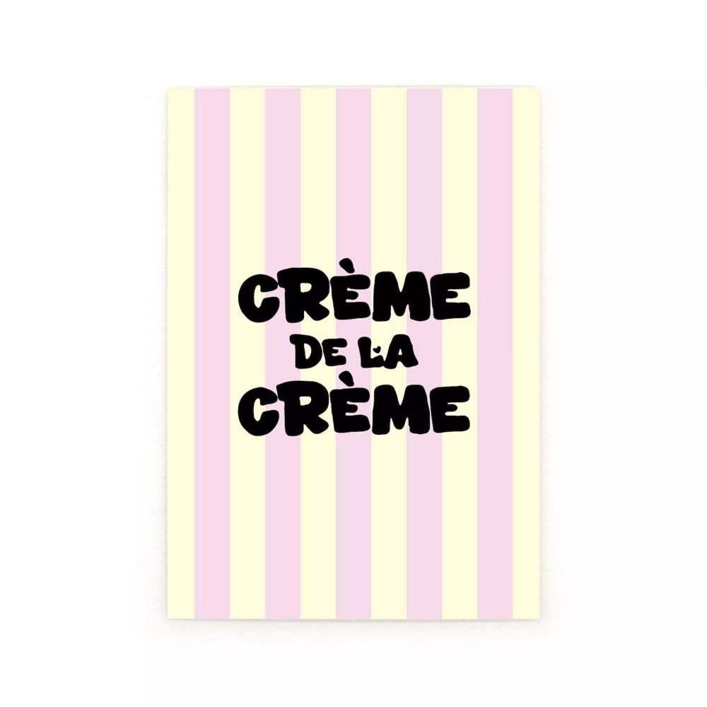 Carte postale - Crème de la Crème - Quartier Libre
