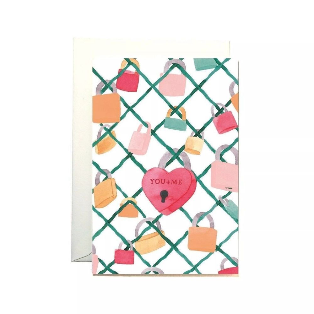 Carte postale - Love Cadenas - Quartier Libre