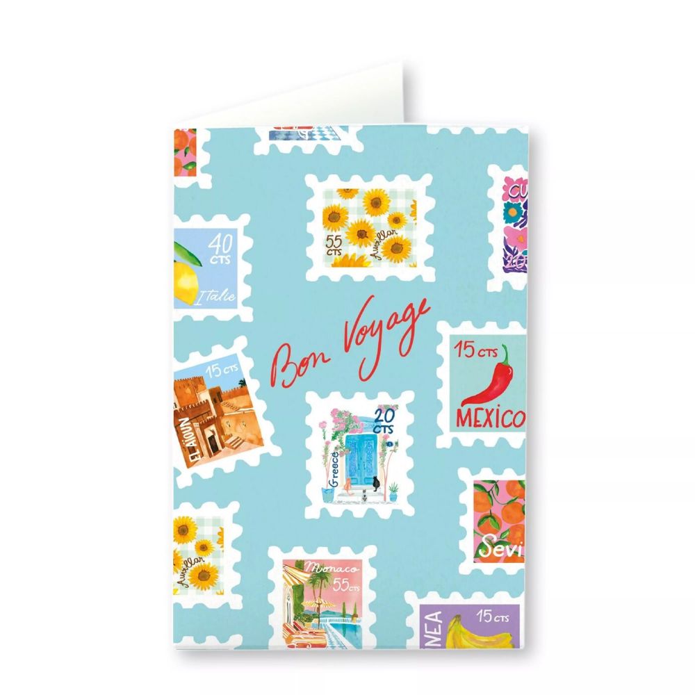 Carte postale - Bon Voyage - Quartier Libre