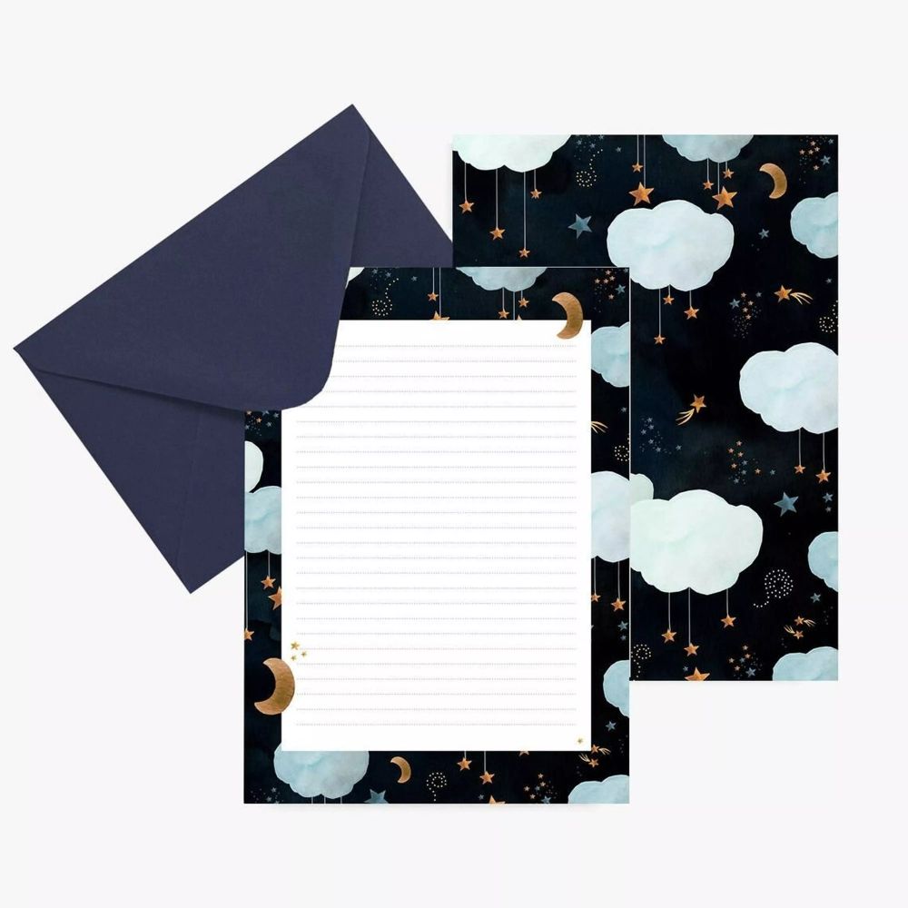 Papier à Lettres - Nuages - Sonia Cavallini