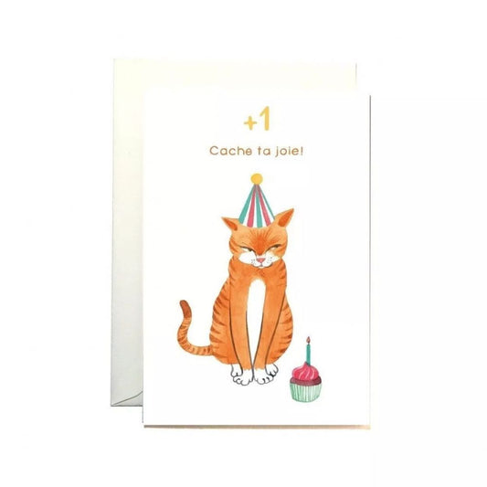 Carte Anniversaire Cache Ta Joie - Quartier Libre