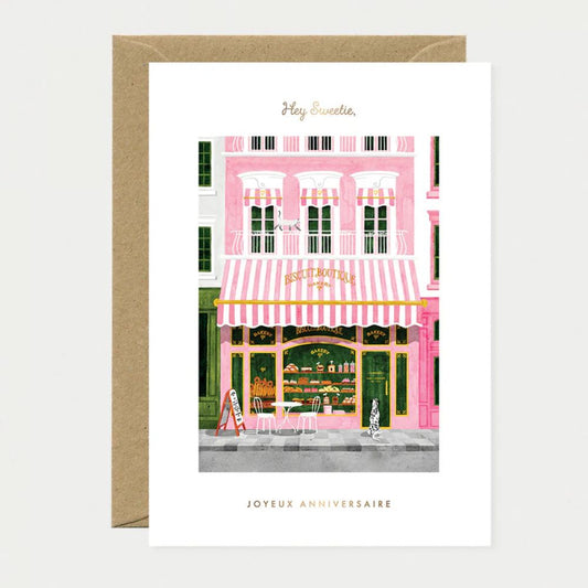 Carte postale Birthday Bakery - Greeting Card - Gold - All the ways to say