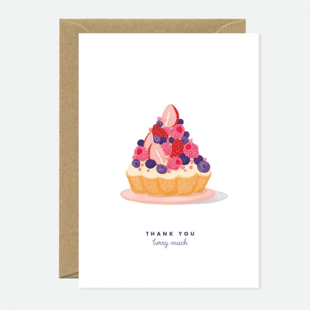 Carte Thank You Berry Much - All The Ways To Say