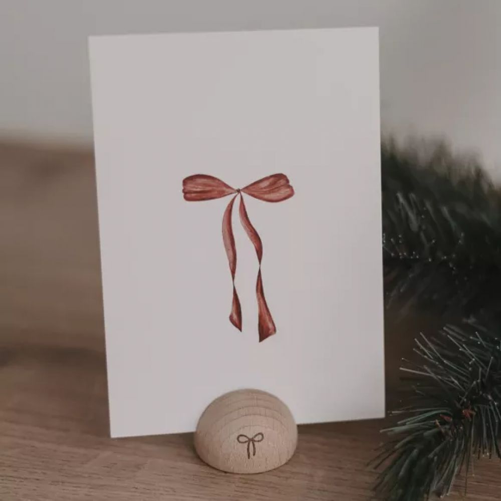 Carte simple - Noeud de Noël  - Euleunbschnnit