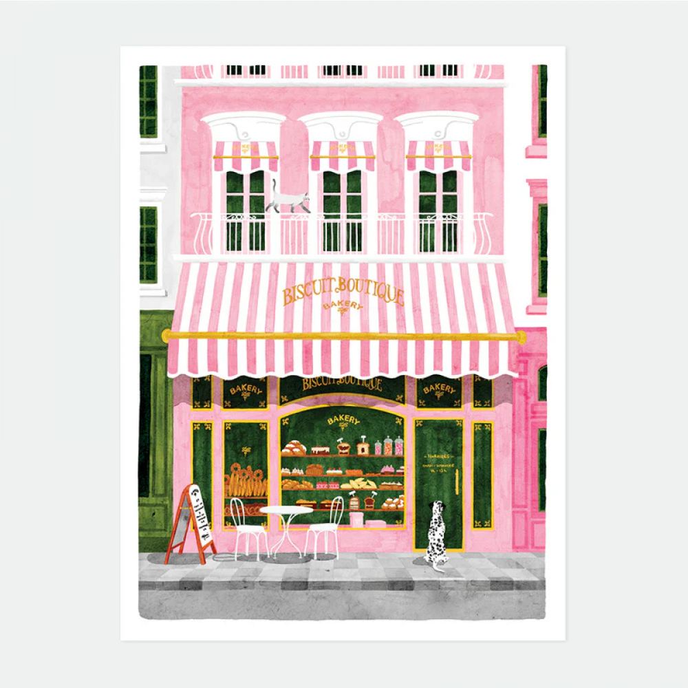 Affiche A5 - Pink Bakery - All the ways to say