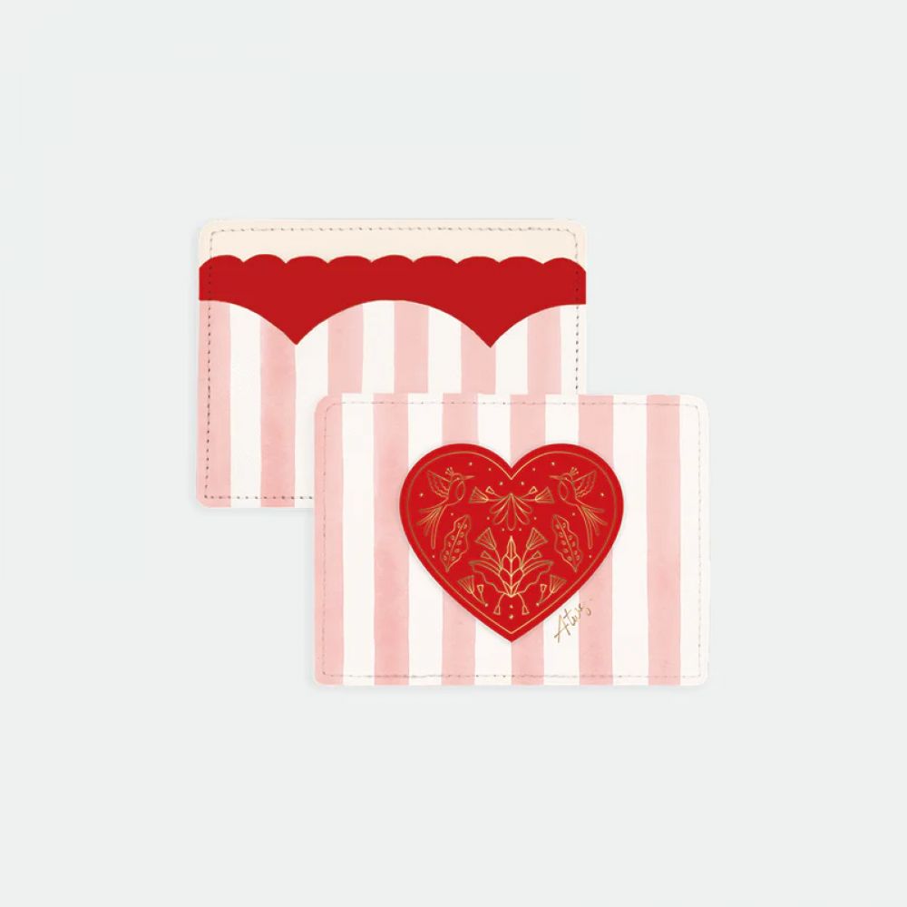 Porte Cartes Pink Stripes - All the ways to say