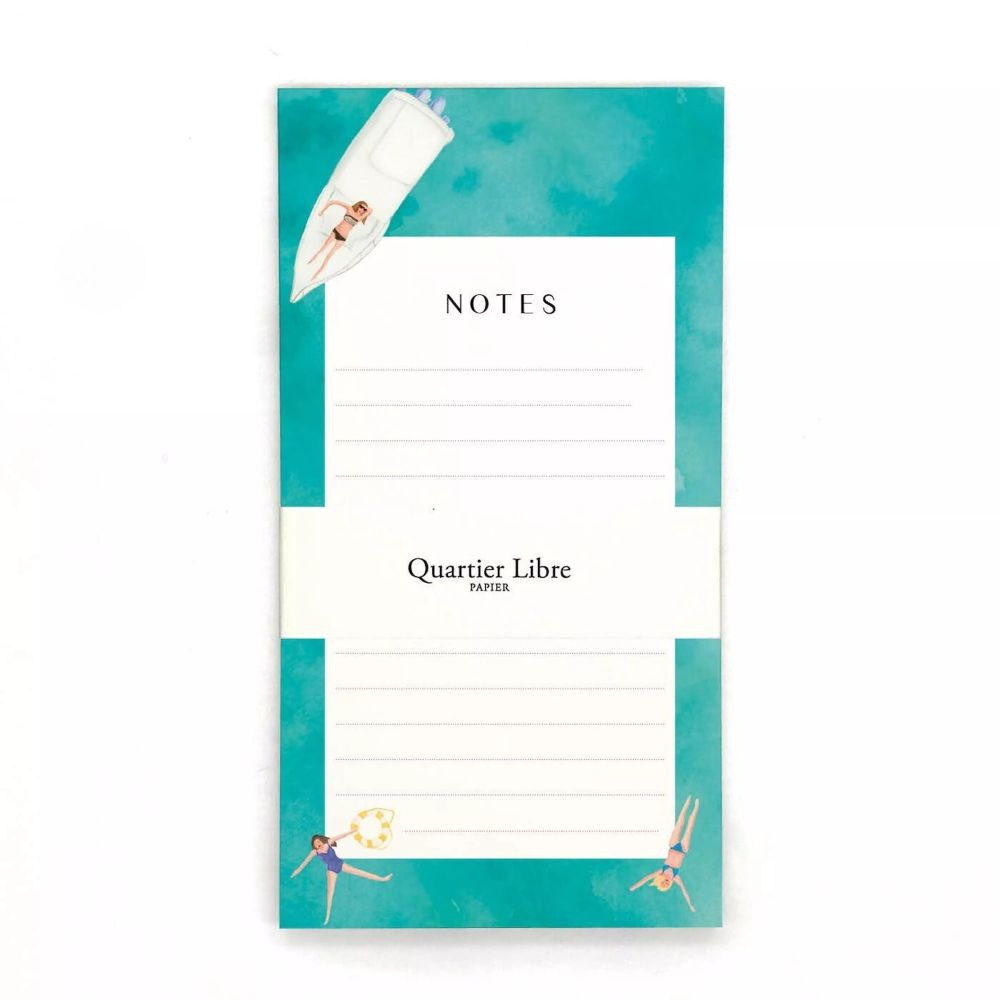 Bloc-Notes - Baignade - Quartier Libre