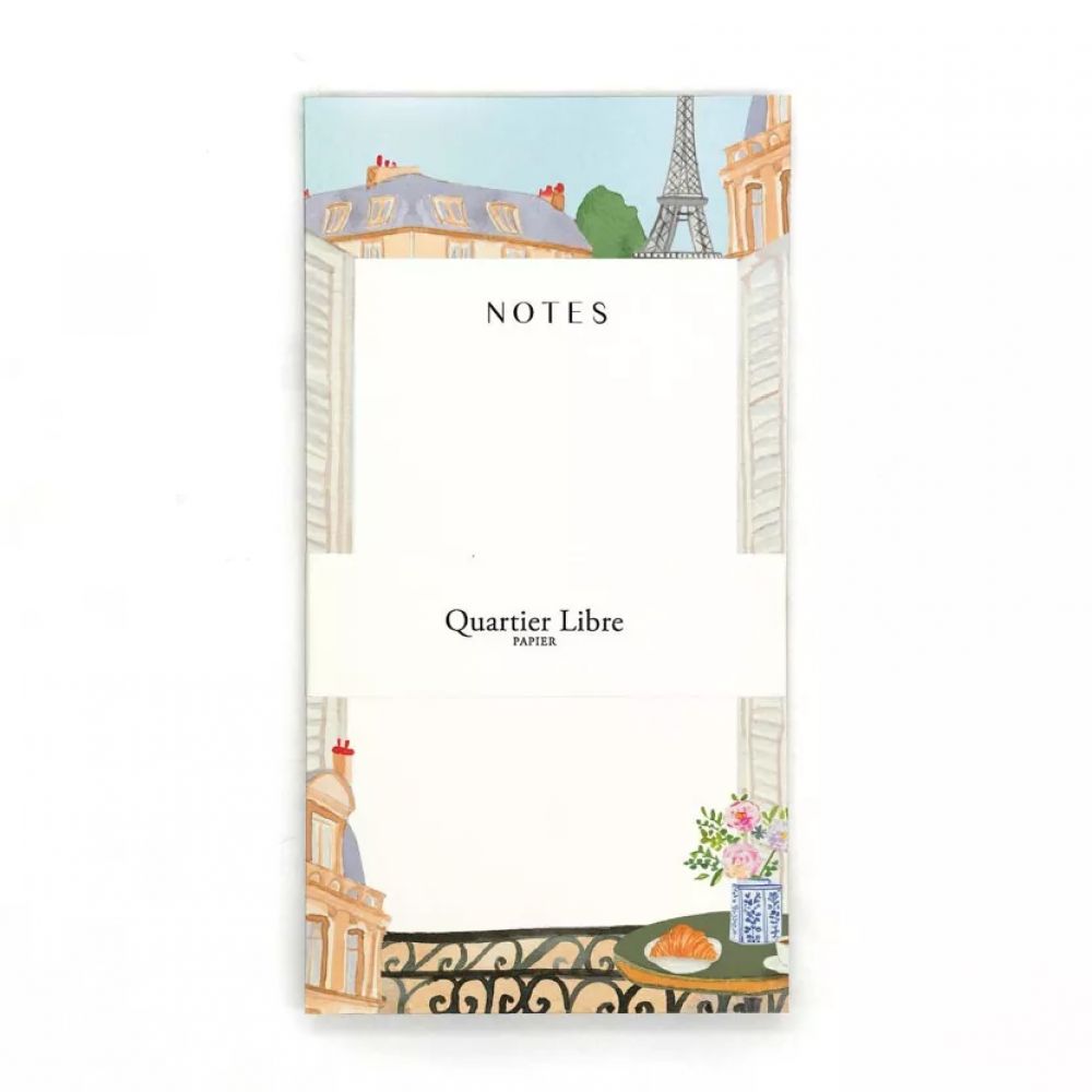 Bloc-Notes - p'tit dej à Paris - Quartier Libre