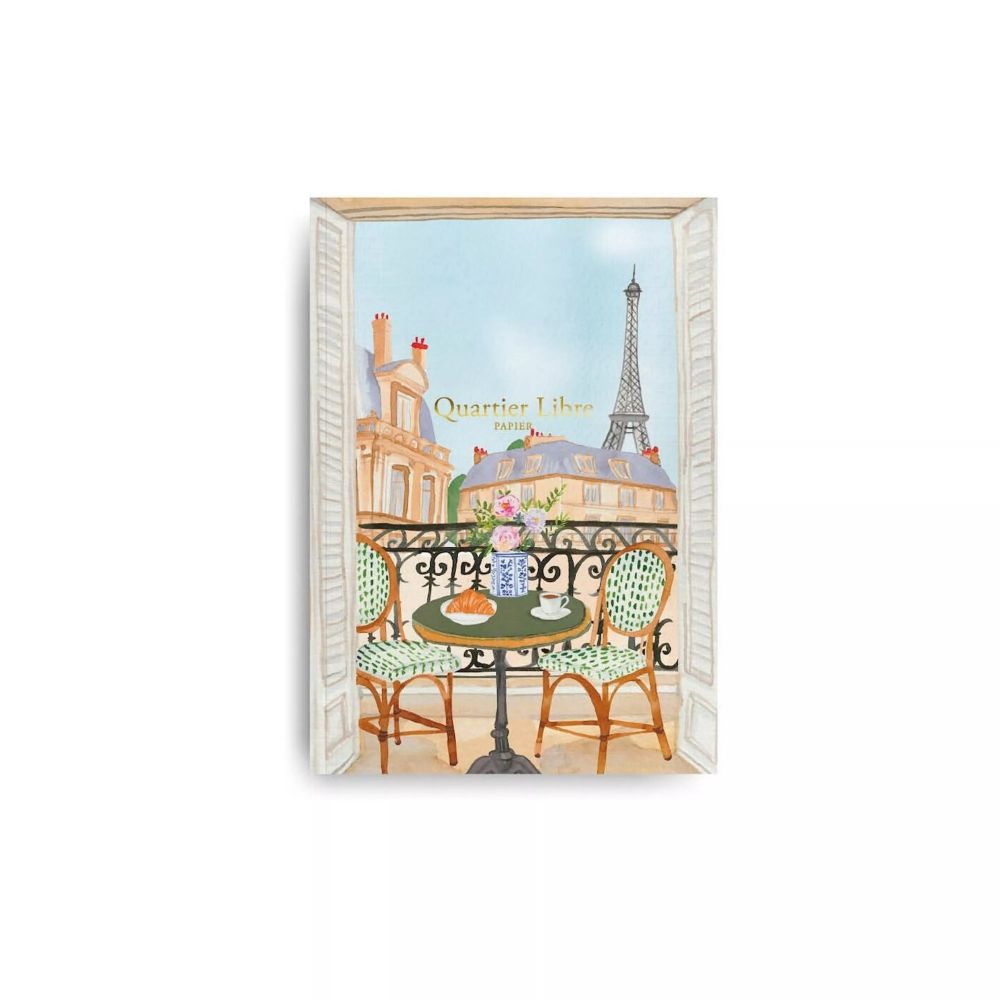 Carnet A6 - p'tit dej à Paris - Quartier Libre