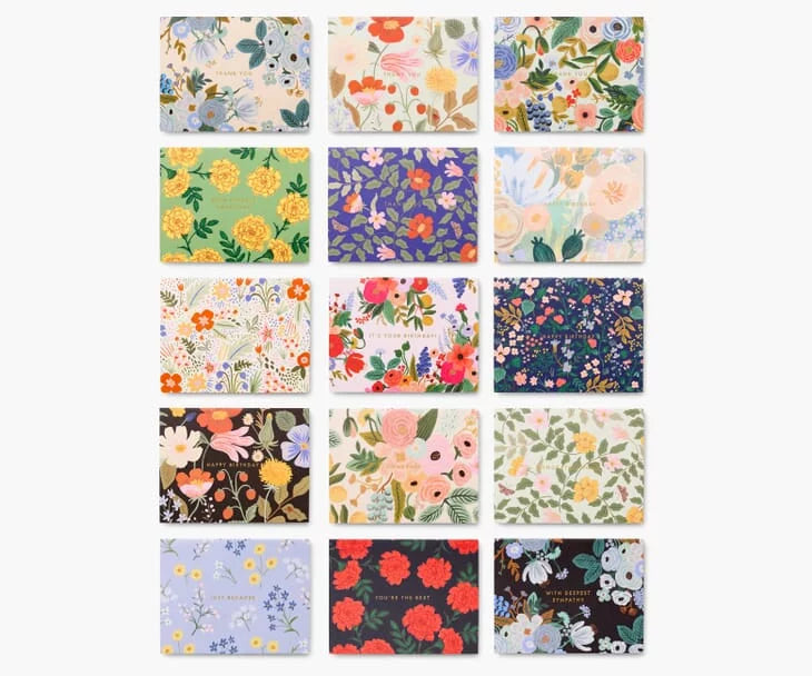 Boîte à cartes Mixed Florals - Rifle Paper Co