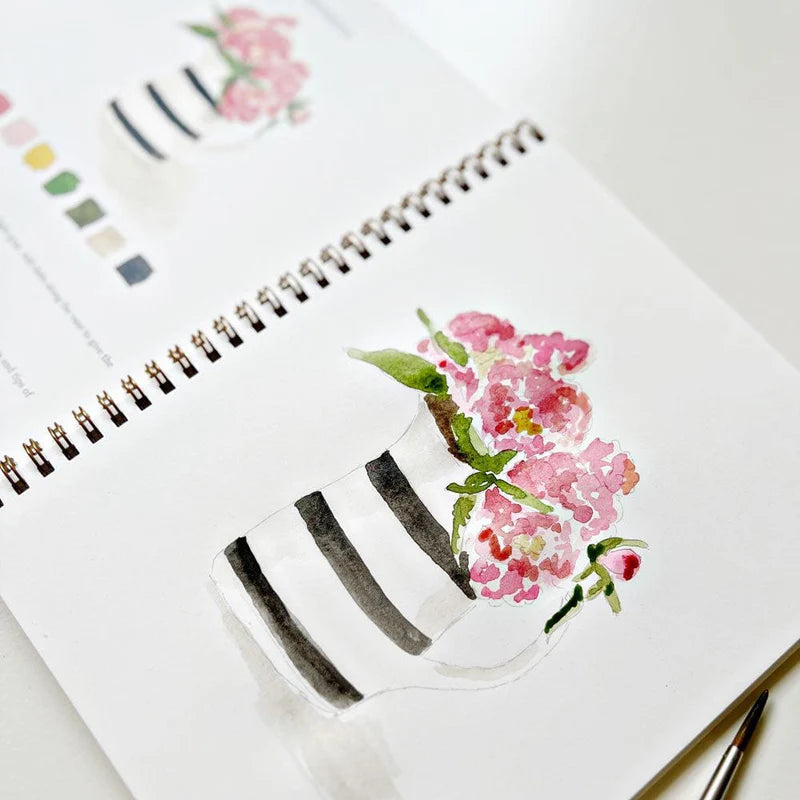 Cahier d’aquarelle - Bouquets - Emily Lex Studio