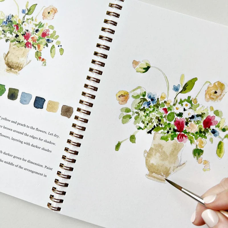 Cahier d’aquarelle - Bouquets - Emily Lex Studio