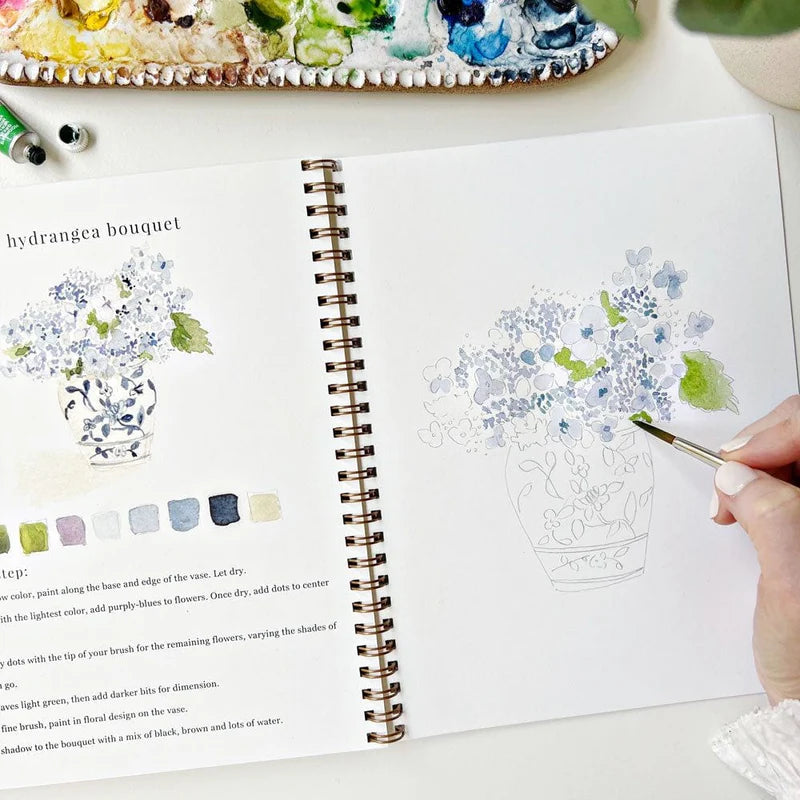 Cahier d’aquarelle - Bouquets - Emily Lex Studio