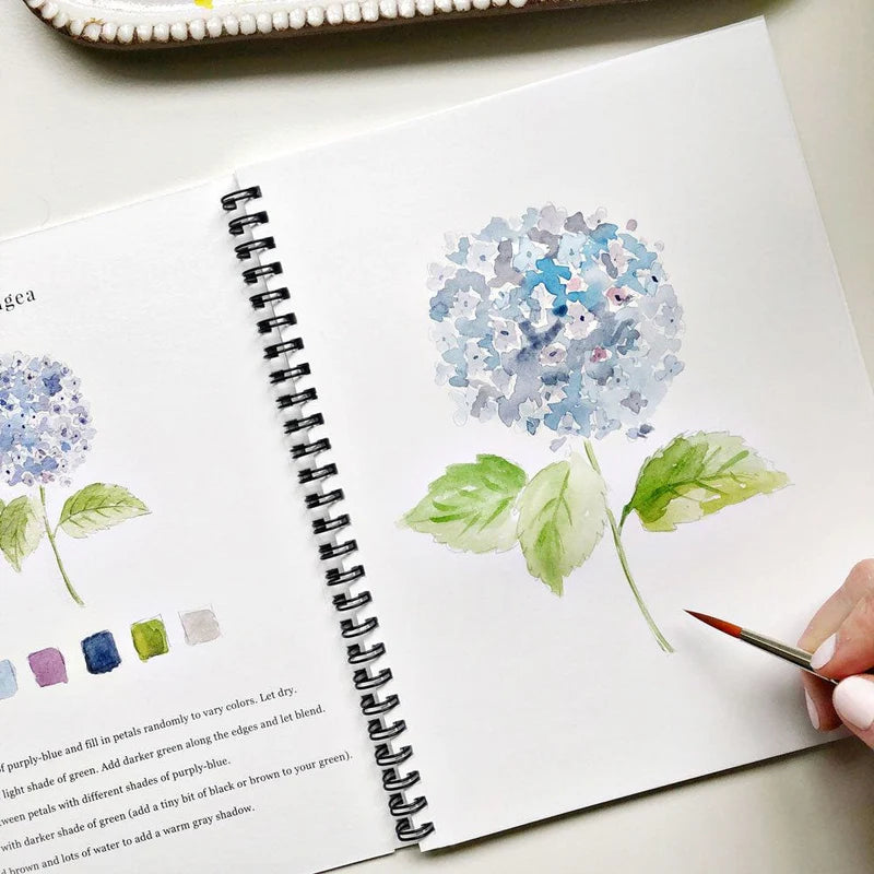 Cahier d’aquarelle - Fleurs - Emily Lex Studio