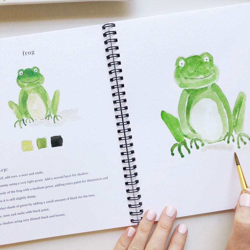 Cahier d’aquarelle - les Animaux - Emily Lex Studio