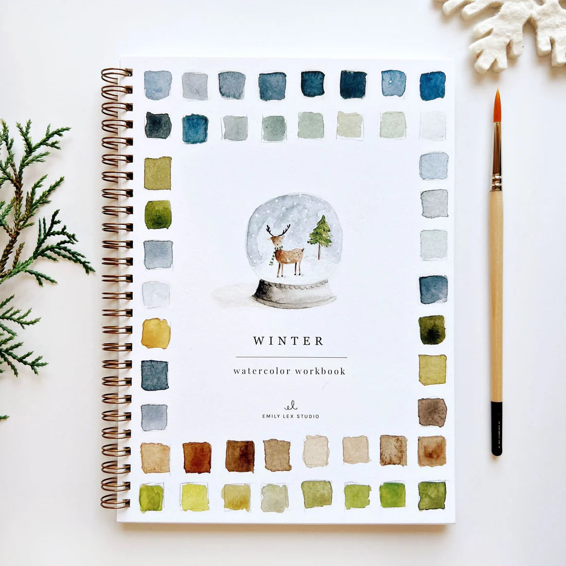 Cahier d’aquarelle - Hiver - Emily Lex Studio