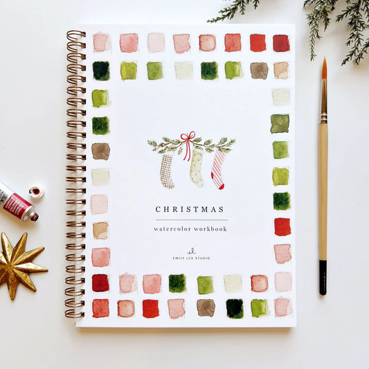 Cahier d’aquarelle - Noël - Emily Lex Studio