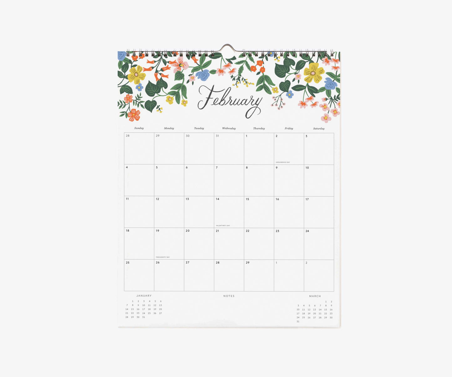 Calendrier Peacock 2024- Rifle Paper Co