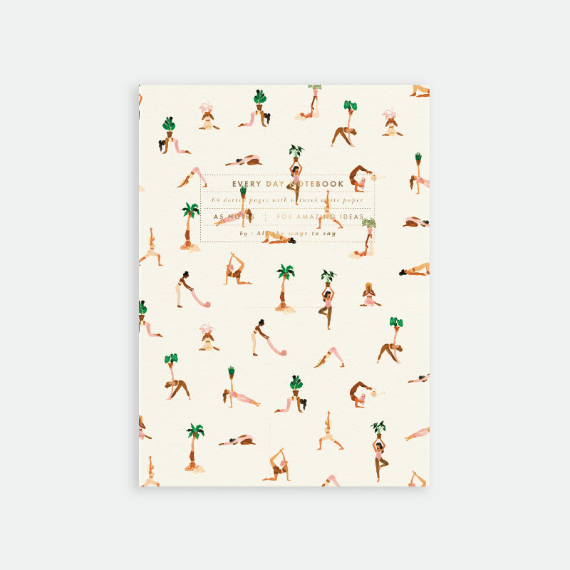 Carnet A5 Yoga Pattern - All The Ways To Say