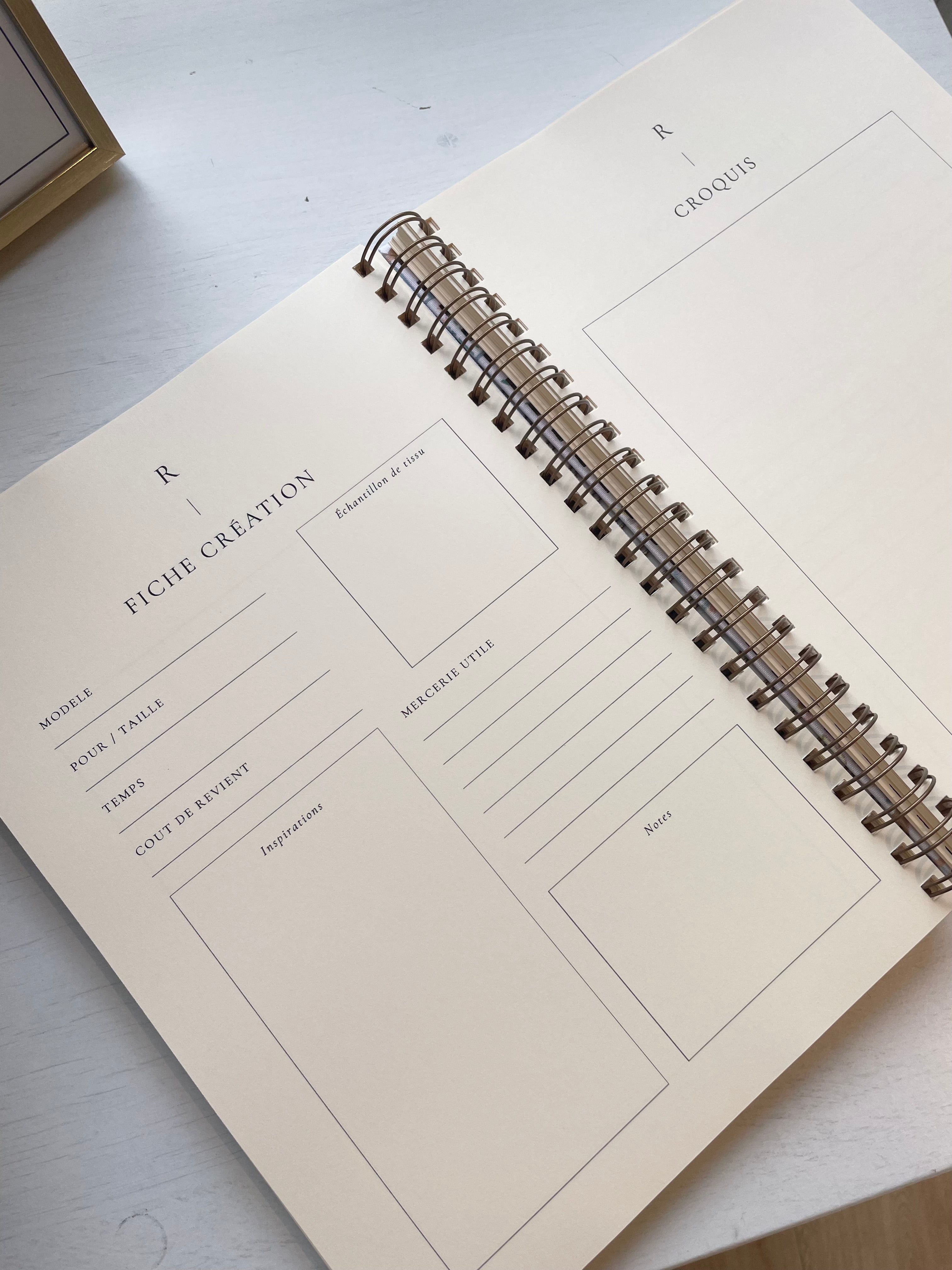 Carnet de Coutures à personnaliser - Maison Paon