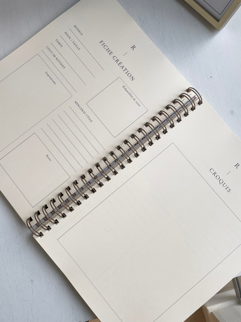 Carnet de Coutures à personnaliser - Maison Paon