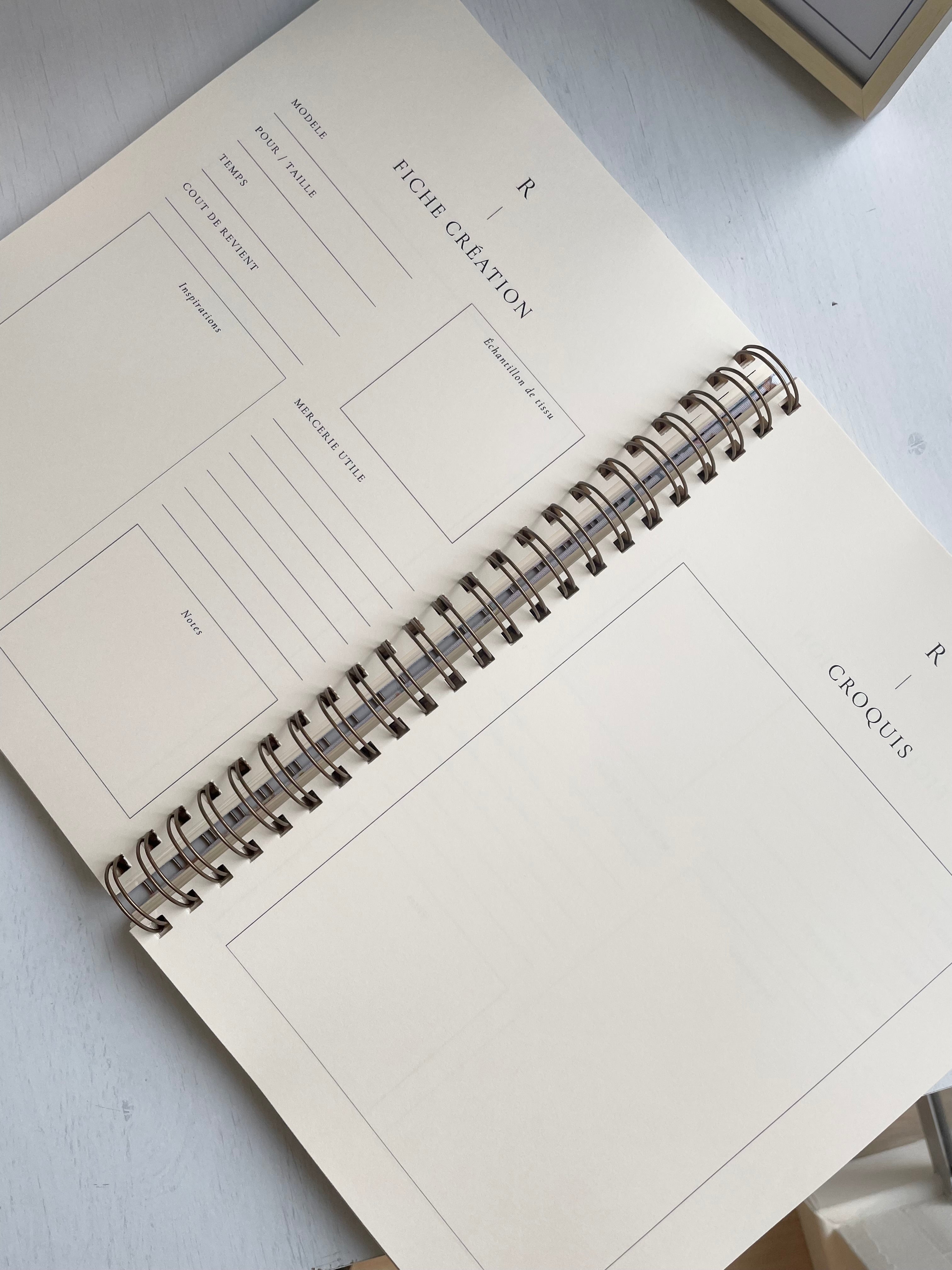 Carnet de Coutures à personnaliser - Maison Paon