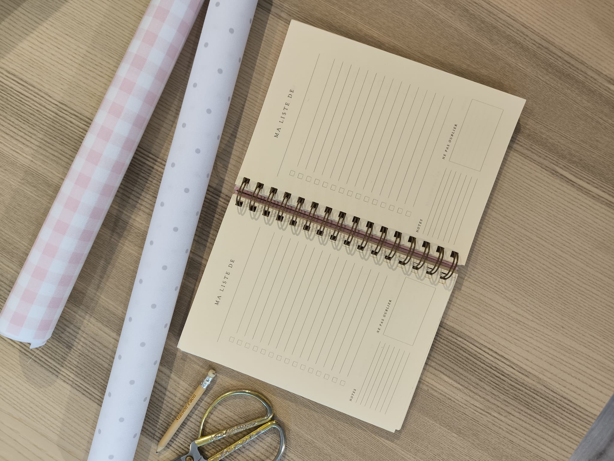 Journal To do list  à personnaliser - Maison Paon