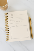 Journal de Lecture à personnaliser