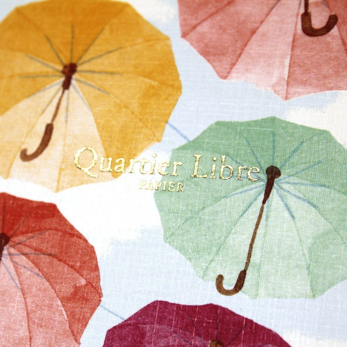 Carnet Parapluies - Quartier Libre