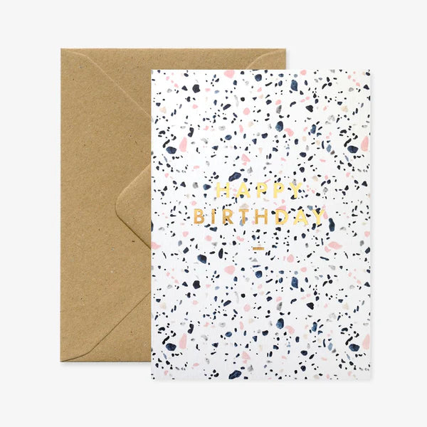 Carte Birthday Terrazzo - All The Ways To Say