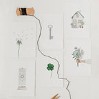 Carte Clé Aquarelle - Euleunschnitt