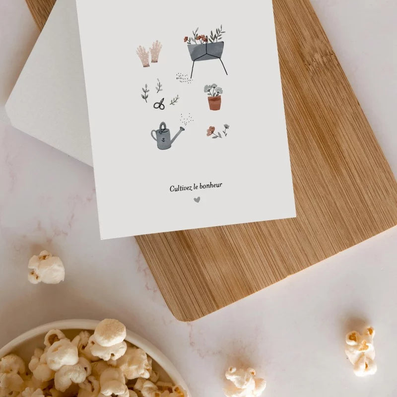 Carte Cultivez Le Bonheur - My Lovely Thing