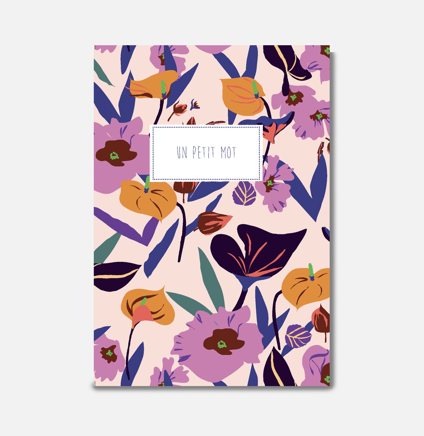 Carte Un Petit Mot Violette - Pascale Editions