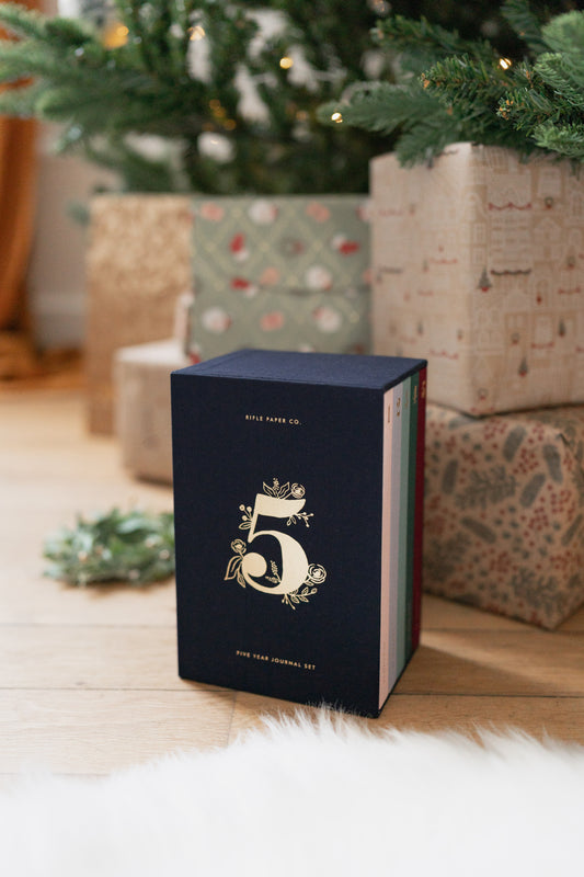 Coffret de 5 Year notebook - Rifle Paper Co.