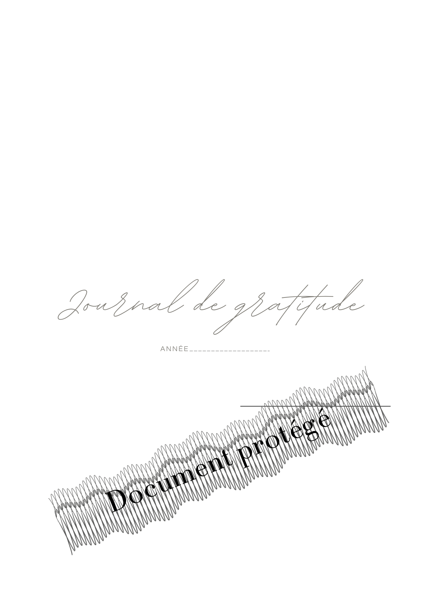 Journal de gratitude - Personnalisé  - collection Le Wellness - Haute Papeterie