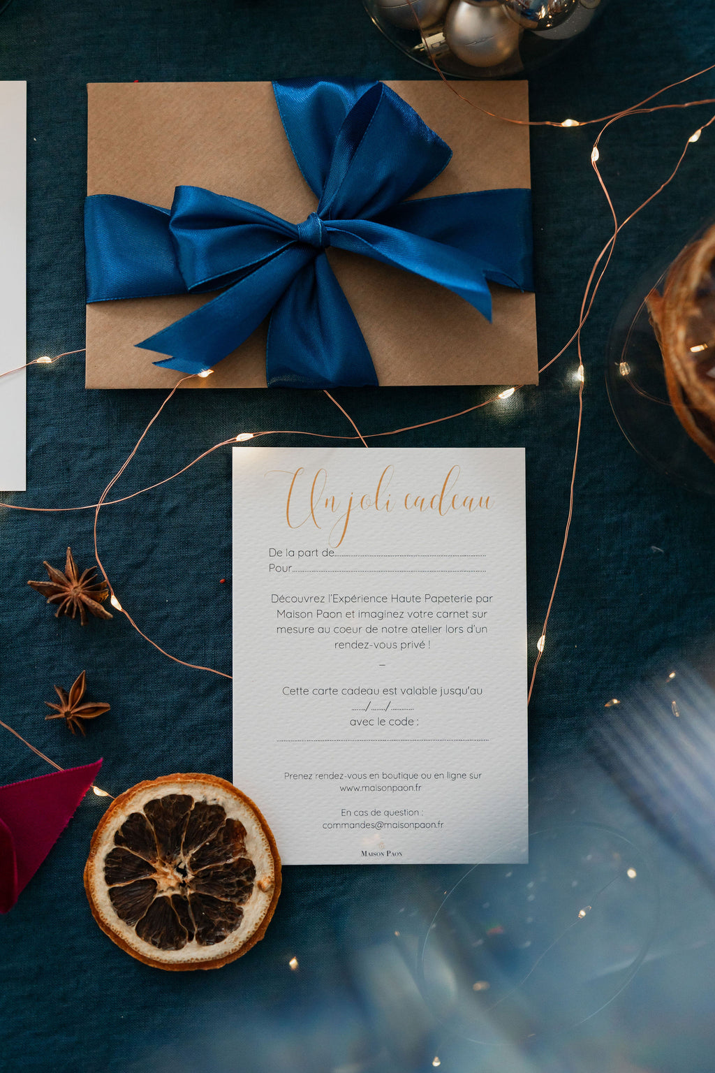 Carte Cadeau Carnet sur mesure