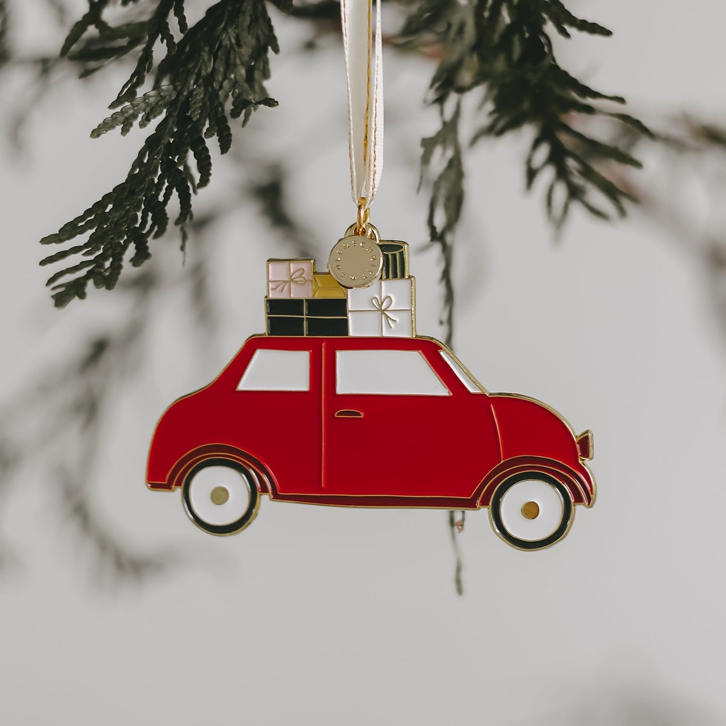 Suspension sapin de noël - Voiture et cadeaux - Euleunbschnnit