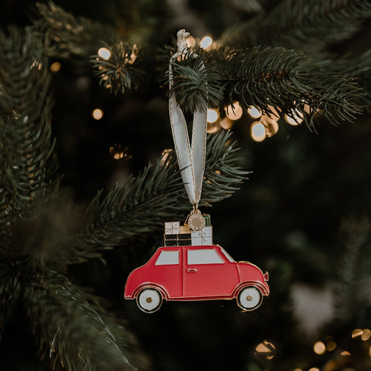 Suspension sapin de noël - Voiture et cadeaux - Euleunbschnnit