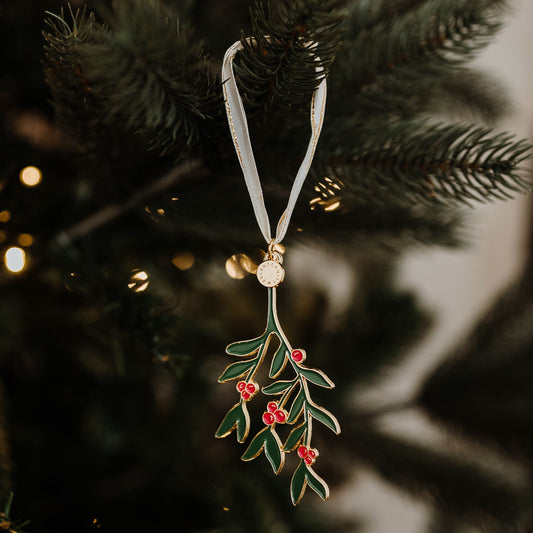 Suspension sapin de noël - Gui - Euleunbschnnit