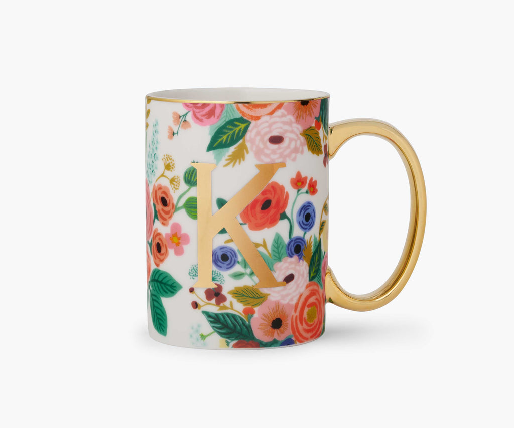 Mug Garden Party Lettres K - Rifle Paper Co
