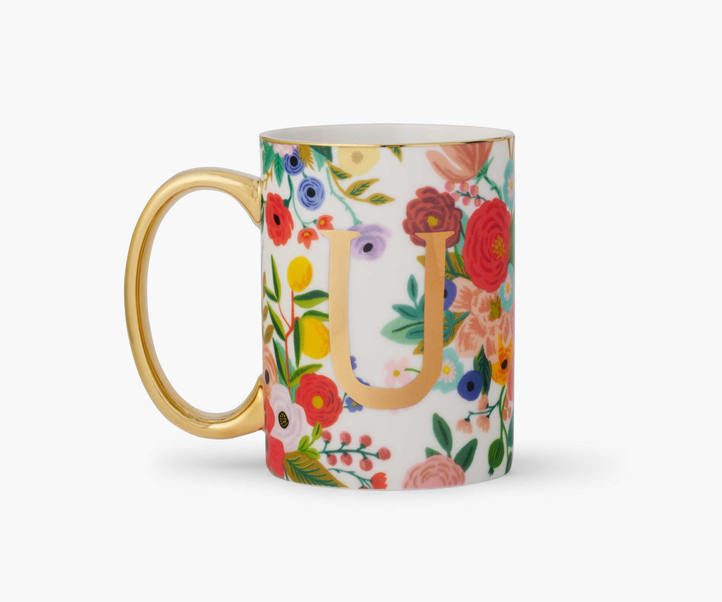 Mug Garden Party Lettres U - Rifle Paper Co