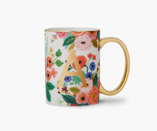 Mug Garden Party Lettres A  - Rifle Paper Co