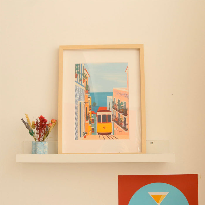 Peinture au numéro premium Maison Paon - Design unique made in France - Activité créative relaxante pour adulte et enfant - Illustration à peindre avec papier de qualité et peinture écologique - Cadeau original et décoration artistique. peinture-numero-petite-epicerie-maison-paon