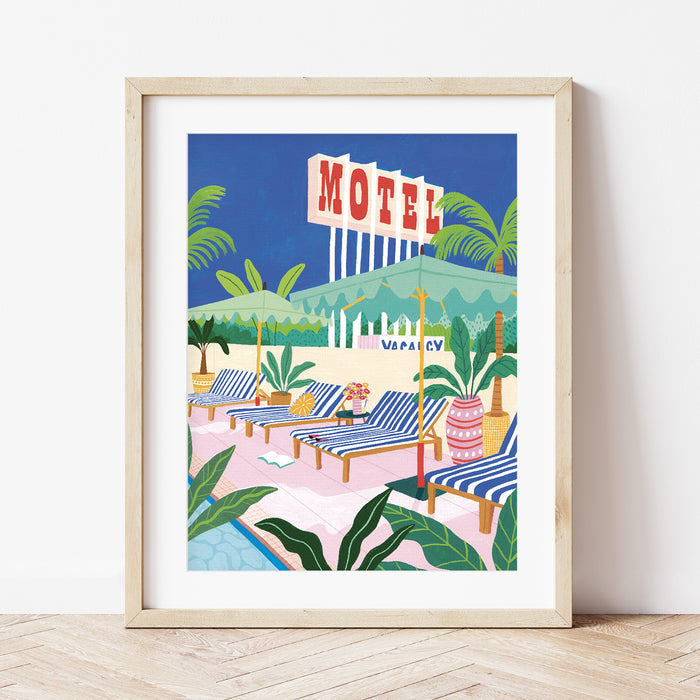 Peinture Au Numéro - The Motel Pool - La Petite Epicerie