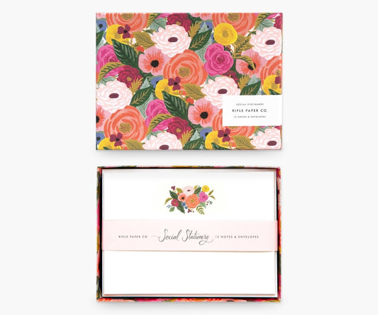 Set de 12 cartes Juliet Rose Garden Party - Rifle Paper Co