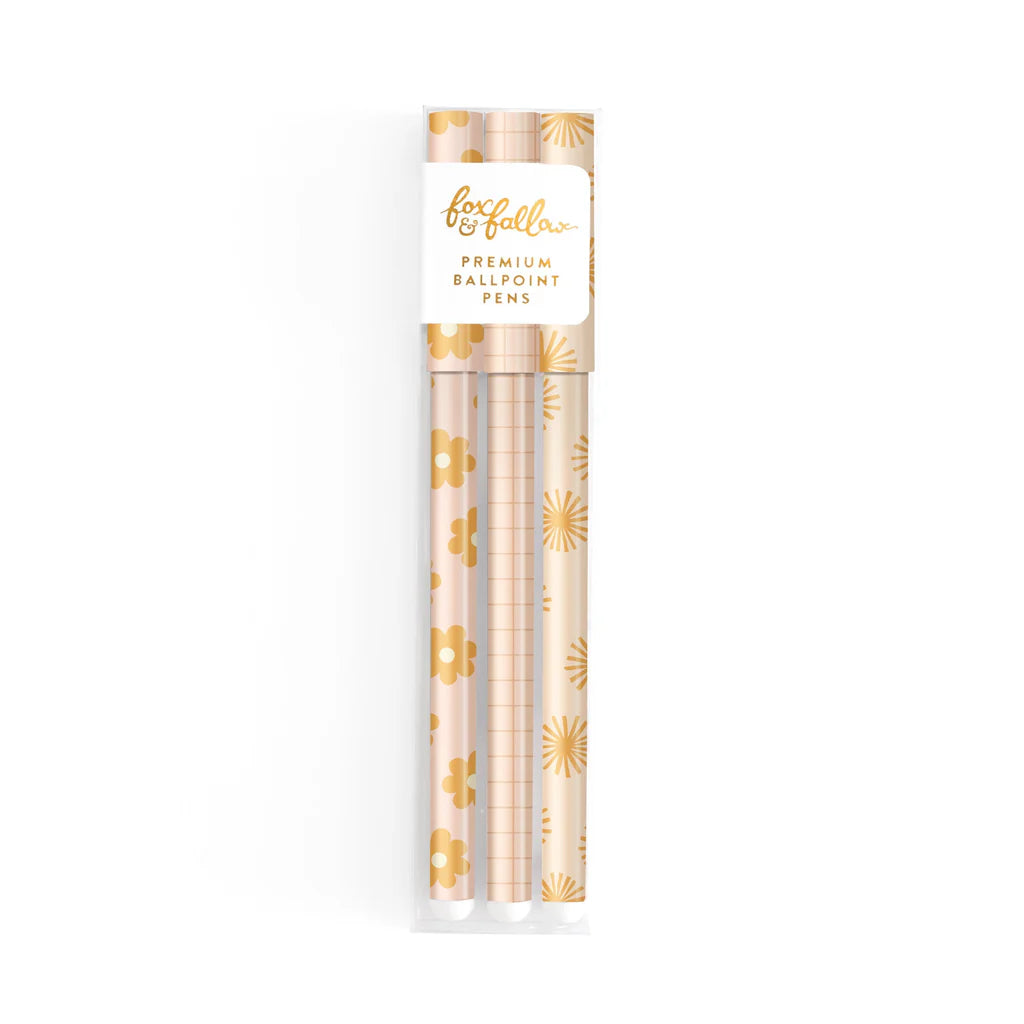 Set de 3 Stylos Sunburst - Fox & Fallow