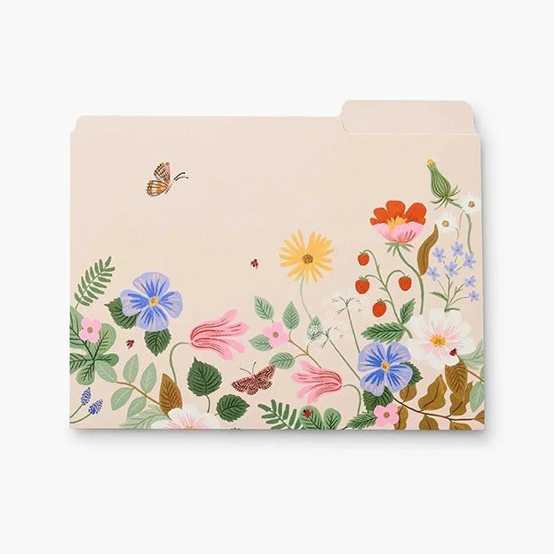 Set de 6 dossier- Strawberry - Rifle Paper Co