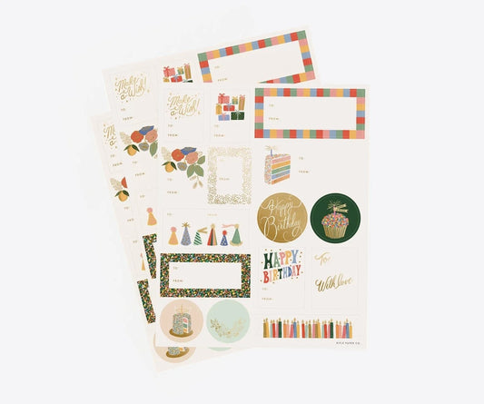 Etiquettes - Anniversaire - Rifle Paper Co